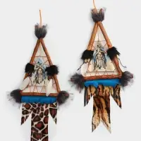 Панно "Вождь" 30х3х60 см