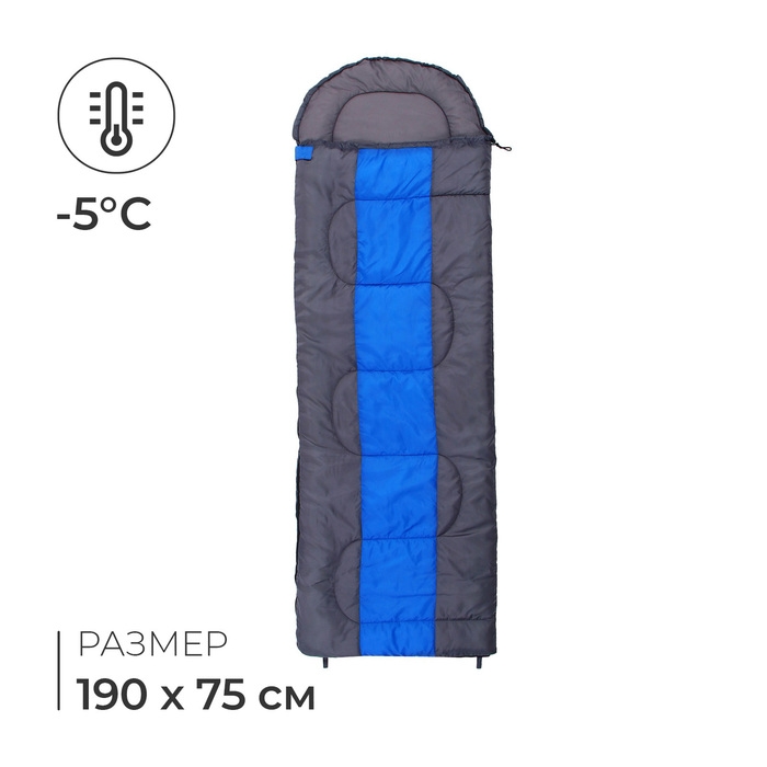 Спальный мешок DREAM 300, 190+35х75 см, от -5 до +10 °С Спальный мешок DREAM 300, 190+35х75 см, от -5 до +10 °С