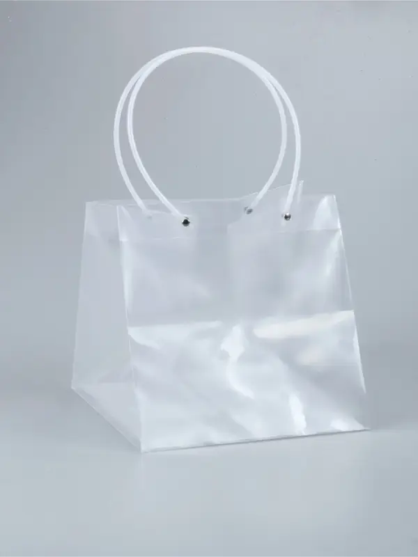 Пакет подарочный с квадратным дном, прозрачный, 25&times;25&times;25 см