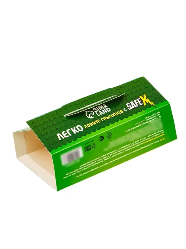 Клеевая ловушка Домик SAFEX, малая, с запахом арахиса, 1 шт.