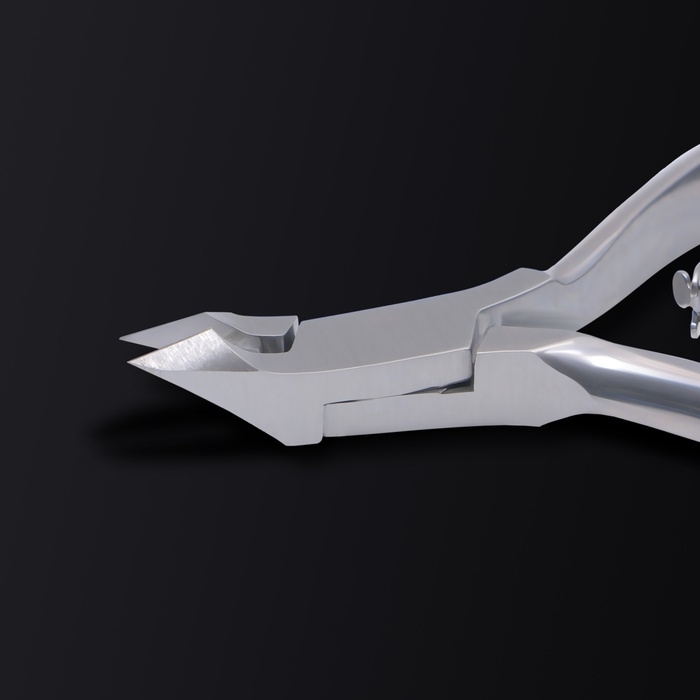 Кусачки маникюрные для кутикулы «Premium», двойная пружина, 11,5 см, длина лезвия - 8 мм, цвет серебристый