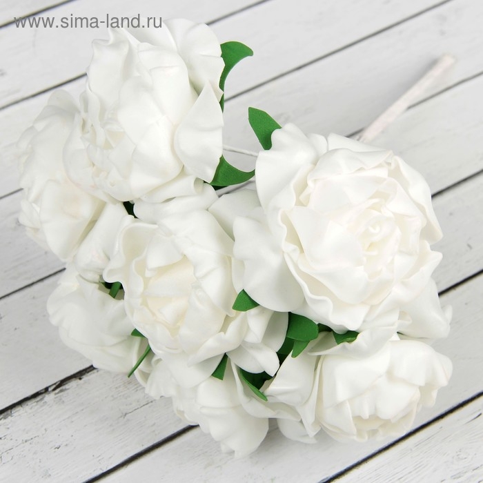 Букет Букет "Объёмный цветок" 7 цветков, белый