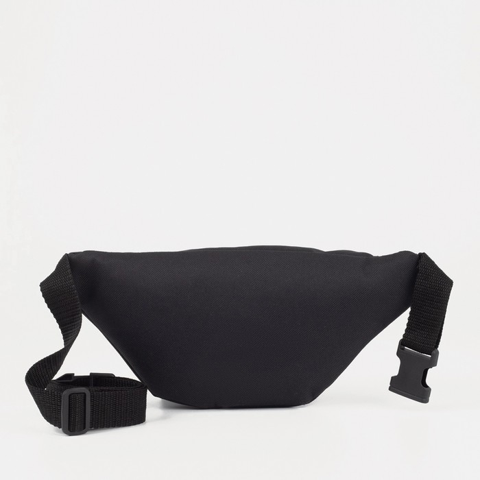 Поясная сумка на молнии, цвет чёрный Поясная сумка на молнии, цвет чёрный