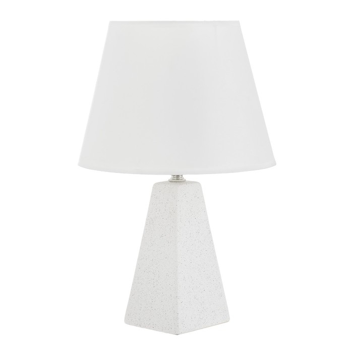 Настольная лампа Настольная лампа "Альберта" Е27 40Вт белый 25х25х36см RISALUX