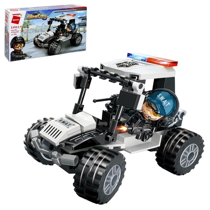 Конструктор Полиция «Стражи города», 4 вида МИКС Конструктор Полиция «Стражи города», 4 вида МИКС