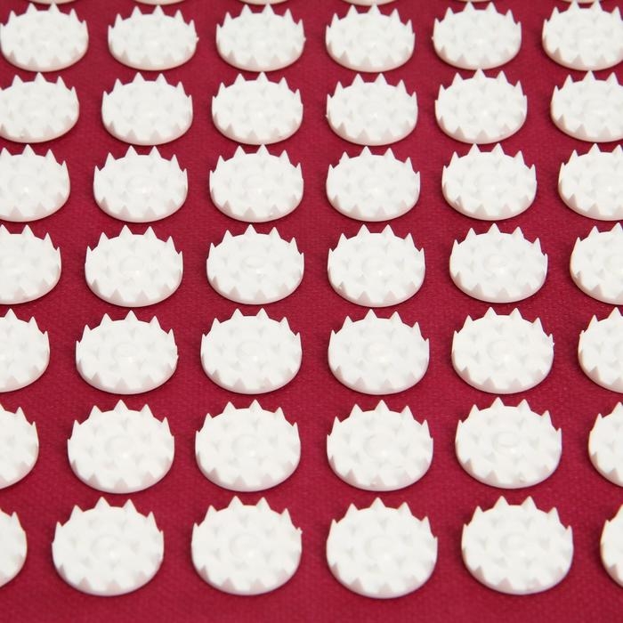 Аппликатор Аппликатор "Кузнецова", 144 колючки, спанбонд, 26 х 56 см, красный.