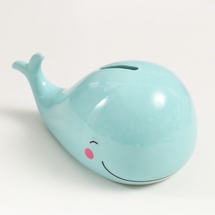 Копилка керамика Копилка керамика "Мятный китёнок" 16,7х9,9х9,1 см