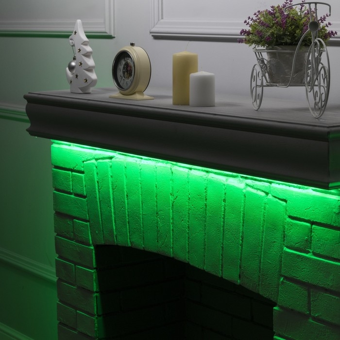 Комплект светодиодной ленты Luazon Lighting 5 м, IP65, SMD2835, 54 LED/м, 12 В, RGB Комплект светодиодной ленты Luazon Lighting 5 м, IP65, SMD2835, 54 LED/м, 12 В, RGB