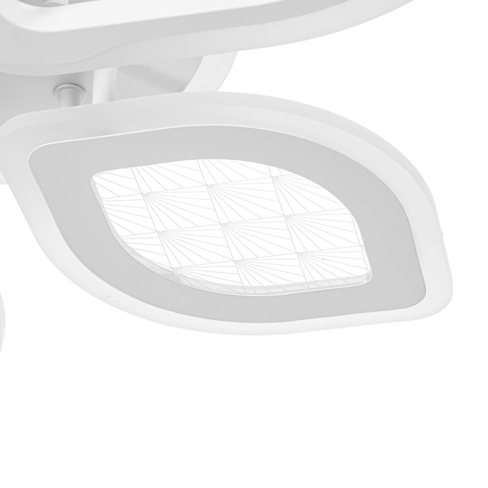 Люстра с ПДУ Люстра с ПДУ "Герда" LED 120Вт 3000-6000Вт RGB белый 67х56х9,5см BayerLux