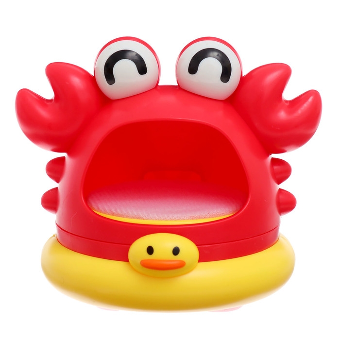 Игрушка для купания в ванной «Морские приключения: Краб», генератор для создания пены Игрушка для купания в ванной «Морские приключения: Краб», генератор для создания пены