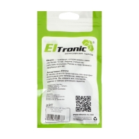 Кабель Eltronic Type-C - USB, 2.4 А, 1 м, зарядка + передача данных, пакет, белый