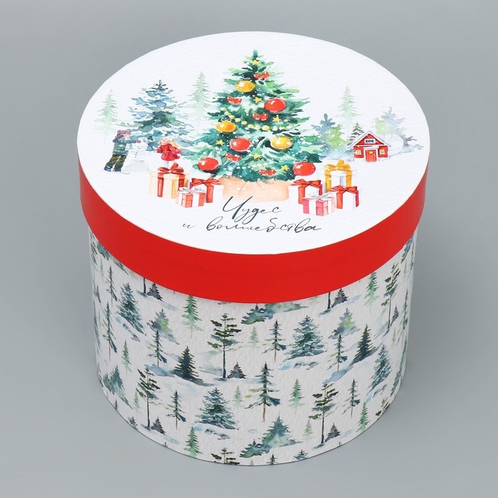 Набор подарочных коробок 5 в 1 «Чудес и волшебства», 13 х 14 ‒ 19.5 х 22 см, Новый год