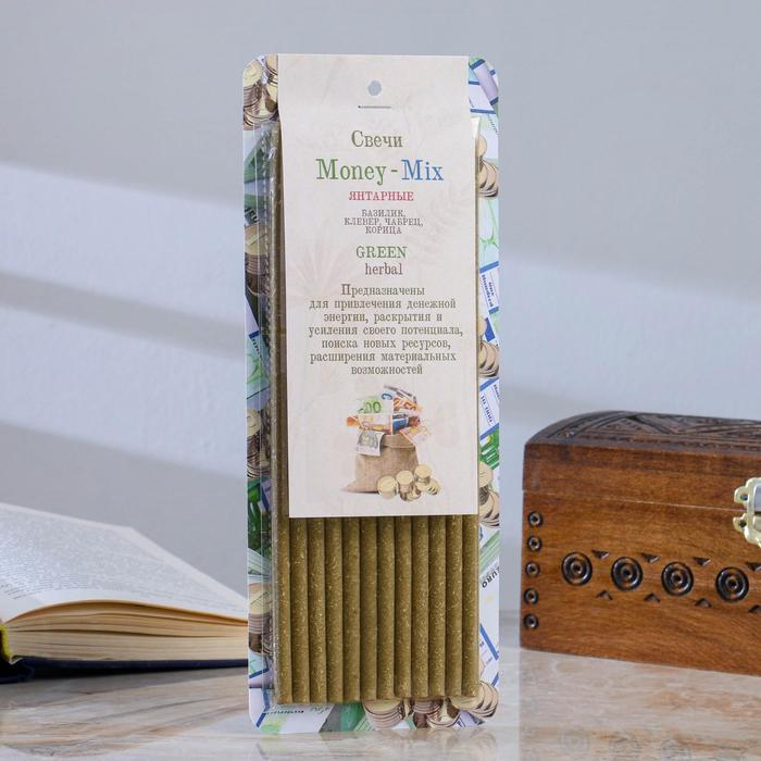 Свеча магическая медовая для расширения финансовых возможностей «Money-MIX», 12 штук Свеча магическая медовая для расширения финансовых возможностей «Money-MIX», 12 штук