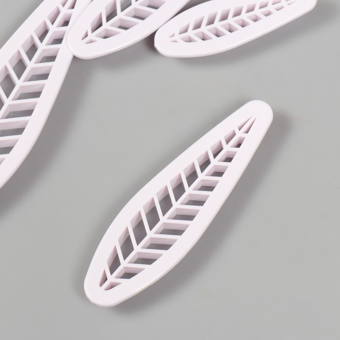 Каттеры для полимерной глины Каттеры для полимерной глины "Листочки" набор 4 шт 6х1,2 см 8х1,6 см 10х2,1 см 12х2,5 см