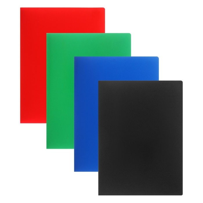 Набор папок А5, 20 вкладышей, Calligrata, микс, 4 штуки Набор папок А5, 20 вкладышей, Calligrata, микс, 4 штуки