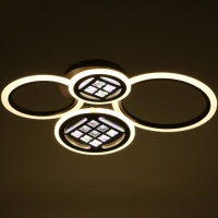 Люстра с ПДУ 1158/4CF LED 116Вт 3000-6000К диммер кофе 63х45х12 см BayerLux