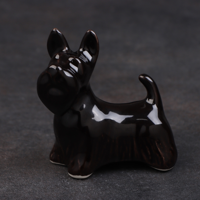 Статуэтка фарфоровая  Статуэтка фарфоровая "Скотч терьер", 8 см