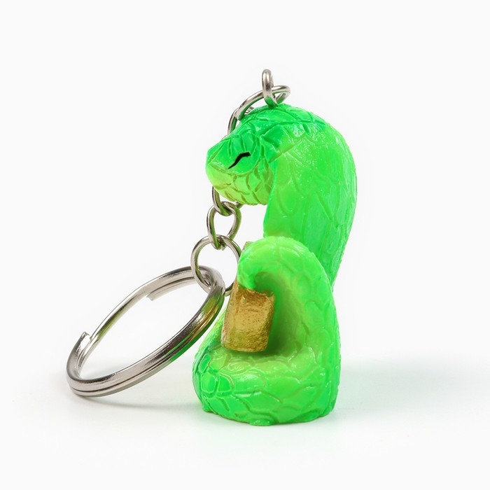 Новогодний брелок для ключей, объемный «Новый год: Змея с монетой» 2,7 х 8,5 см Новогодний брелок для ключей, объемный «Новый год: Змея с монетой» 2,7 х 8,5 см