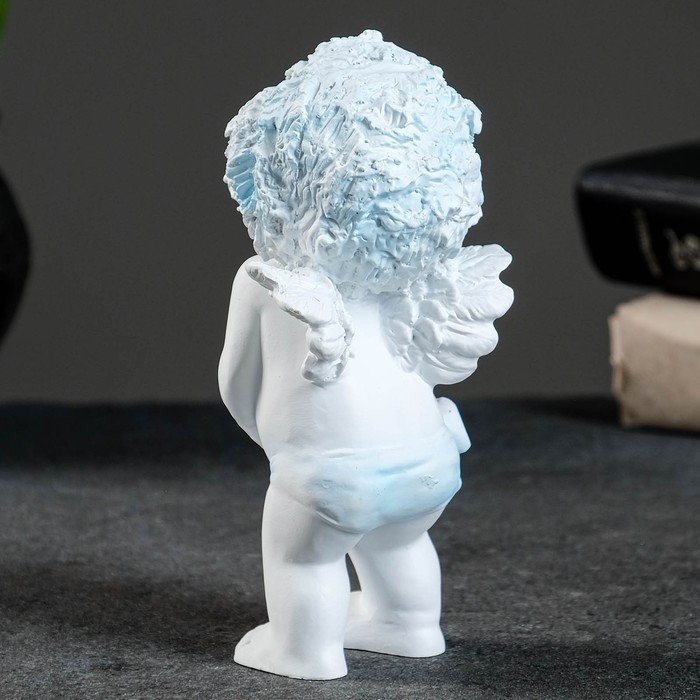 Фигура  Фигура "Счастливый ангелочек" белый   7х8х17см