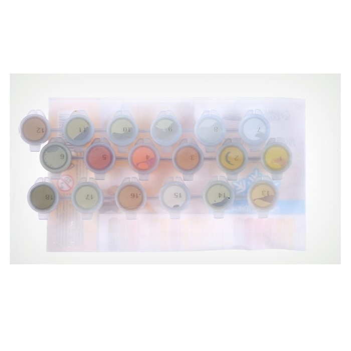 Набор акриловых красок «Яркость солнца», 18 цветов Набор акриловых красок «Яркость солнца», 18 цветов