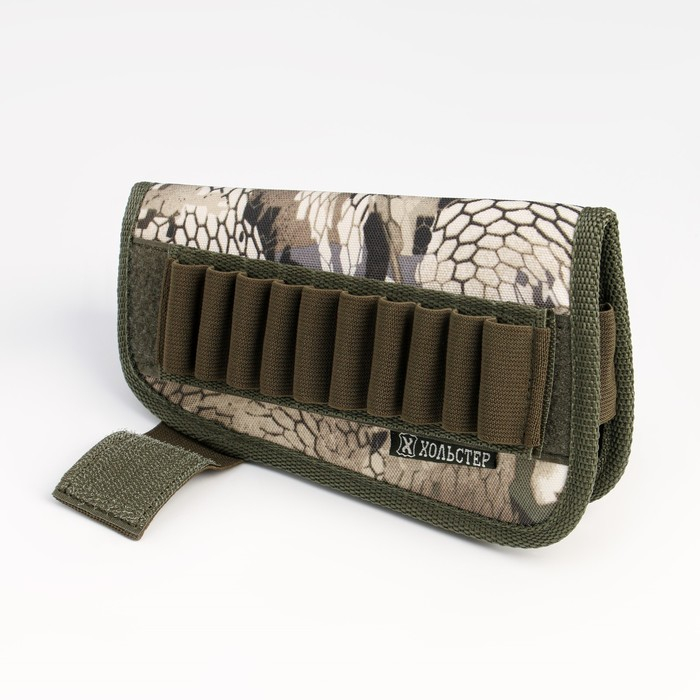 Патронташ на приклад универсальный, калибр 12, 16, 20, 7,62 мм, на 6 патронов, ткань Патронташ на приклад универсальный, калибр 12, 16, 20, 7,62 мм, на 6 патронов, ткань