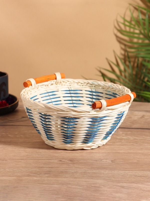 Корзина плетеная 22x21x10 см, ротанг