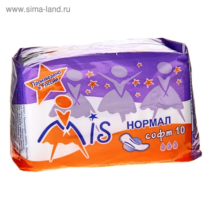 Прокладки Mis Normal Soft, 10 шт. Прокладки Mis Normal Soft, 10 шт.