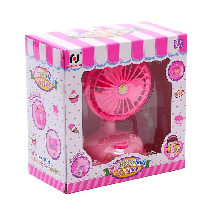 Бытовая техника «Вентилятор», работает от батареек, цвета МИКС Бытовая техника «Вентилятор», работает от батареек, цвета МИКС