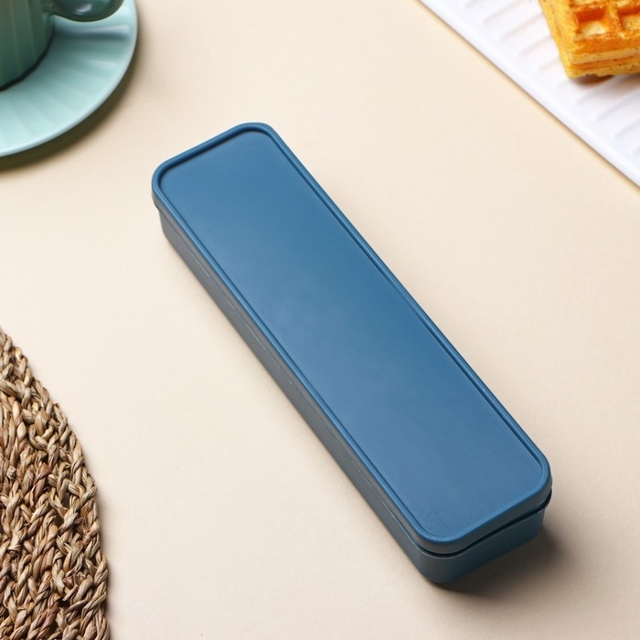 Набор столовых приборов в футляре Доляна, вилка, ложка, нож, цвет МИКС Набор столовых приборов в футляре Доляна, вилка, ложка, нож, цвет МИКС