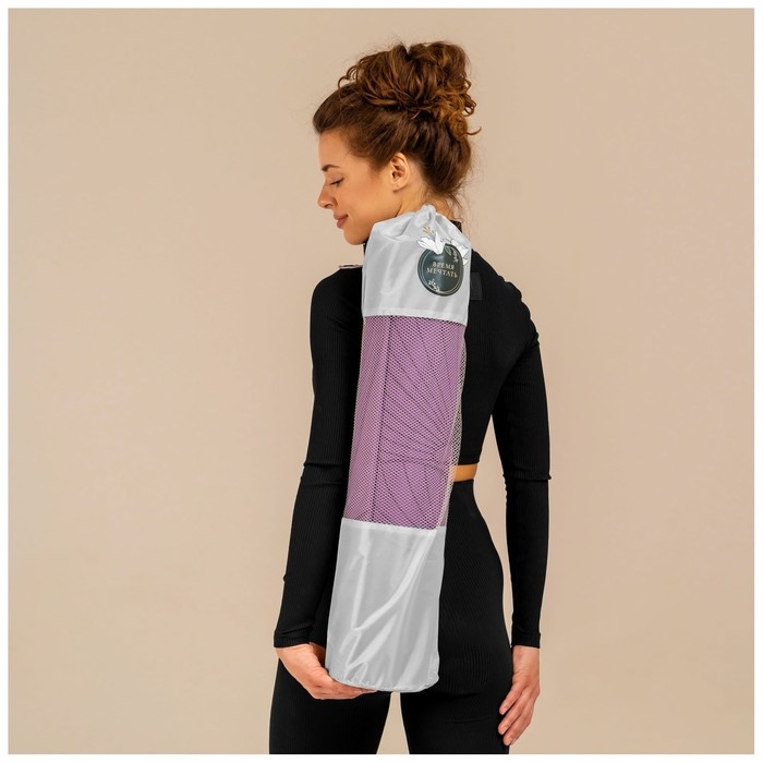 Чехол для йога-коврика Sangh Flowers, цвет серый Чехол для йога-коврика Sangh Flowers, цвет серый