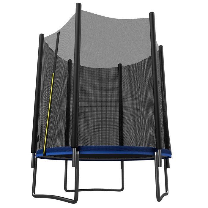 Батут ONLYTOP, d=183 см, высота сетки 173 см, цвет синий Батут ONLYTOP, d=183 см, высота сетки 173 см, цвет синий