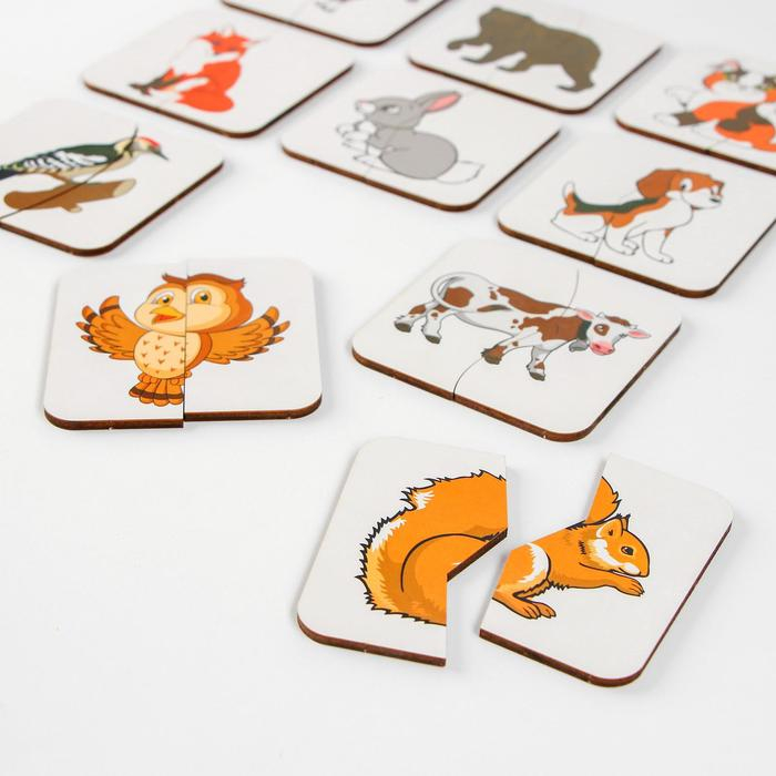 Картинки-половинки «Животные»