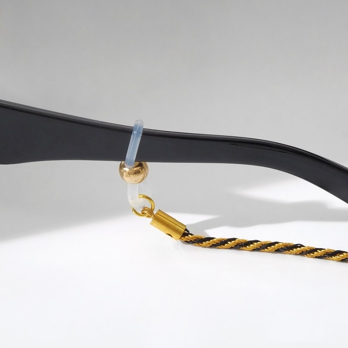 Цепочка для очков «Эстетика» №32, цвет чёрно-золотой, 70 см Цепочка для очков «Эстетика» №32, цвет чёрно-золотой, 70 см