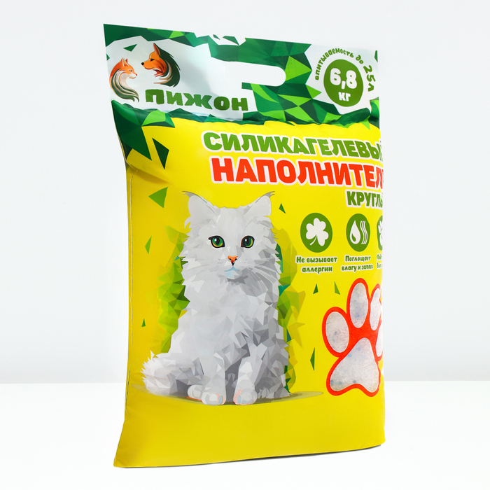 Наполнитель силикагелевый Наполнитель силикагелевый "Пижон", 25 л