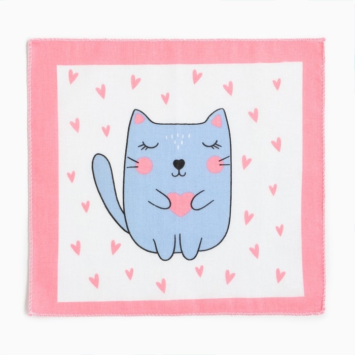 Набор носовых платков Крошка Я Набор носовых платков Крошка Я "Зверята" 21*21 см-12 шт, цв. МИКС, 100% хл