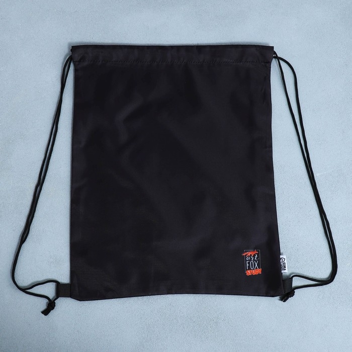 Мешок для обуви, болоньевый материал «1 сентября» цвет чёрный, 30 х 40 см Мешок для обуви, болоньевый материал «1 сентября» цвет чёрный, 30 х 40 см