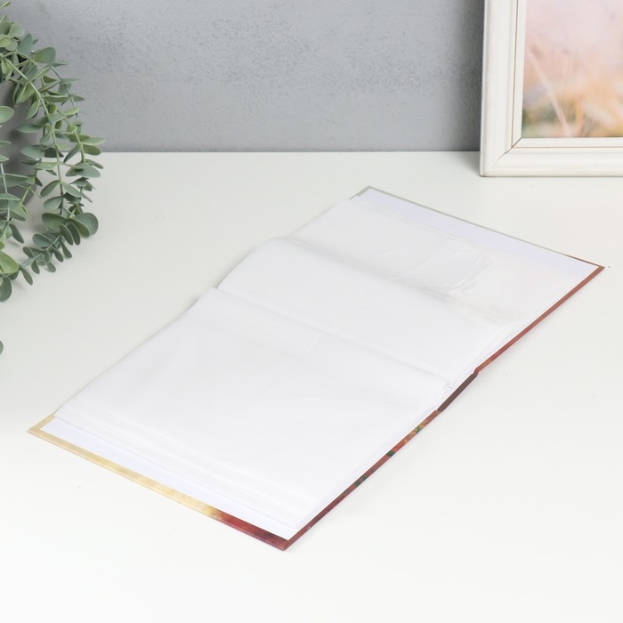 Фотоальбом на 80 фото 10х15 см Фотоальбом на 80 фото 10х15 см "Цветы" МИКС 23х19х5,5 см