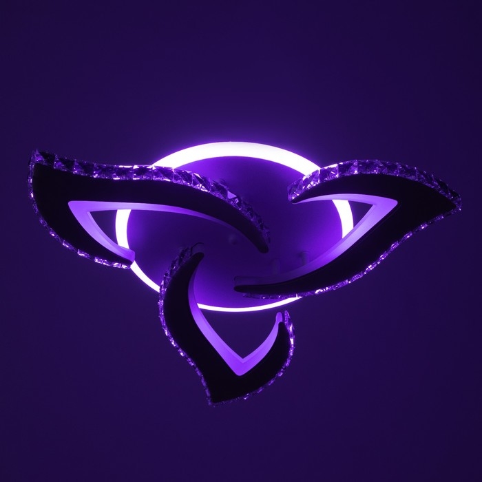 Люстра с ПДУ Люстра с ПДУ "Блейд" 3хLED 78Вт 3000-6000К RGB белый 57х57х10см