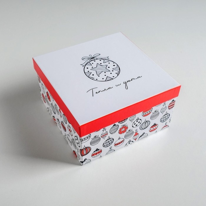 Набор подарочных коробок 3 в 1 «С Новым годом», 18 х 18 х 10‒22 х 22 х 12 см, Новый год