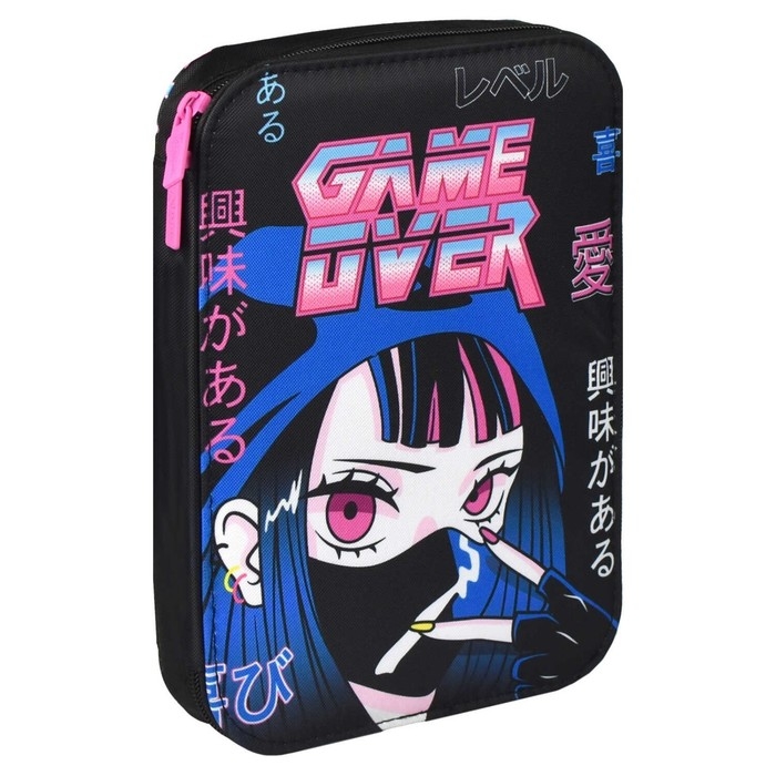 Пенал-футляр мягкий 165 х 235 х 30 мм, текстильный, Феникс Пенал-футляр мягкий 165 х 235 х 30 мм, текстильный, Феникс "Кибер-аниме" 64993