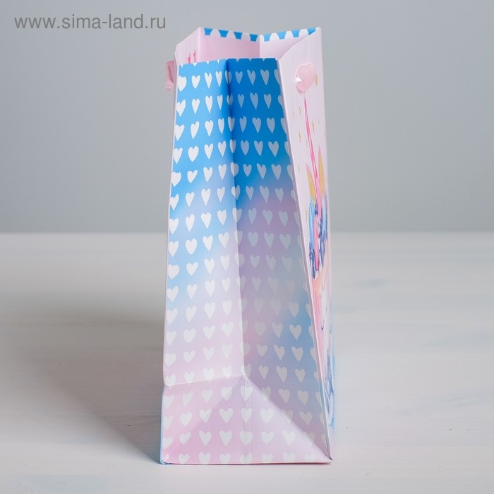 Пакет подарочный ламинированный вертикальный, упаковка, Sweet, ML 23 х 27 х 11,5 см