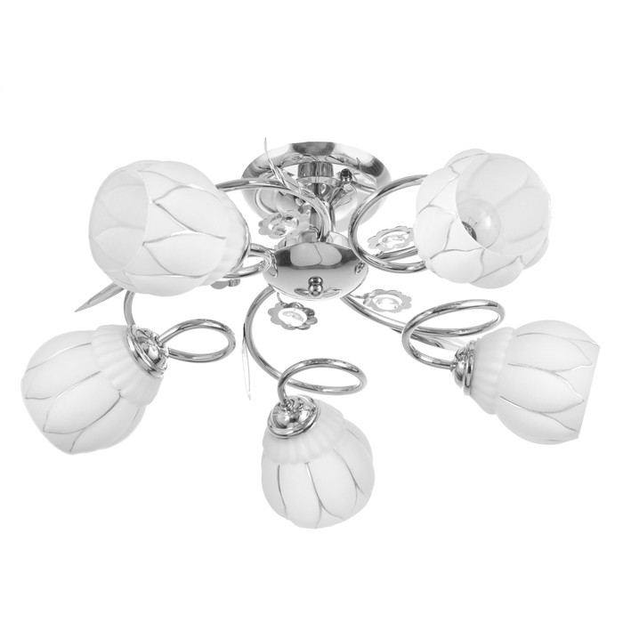 Люстра Люстра "Виола" 5х40Вт Е27 Хром МОДЕЛЬ: 2612379