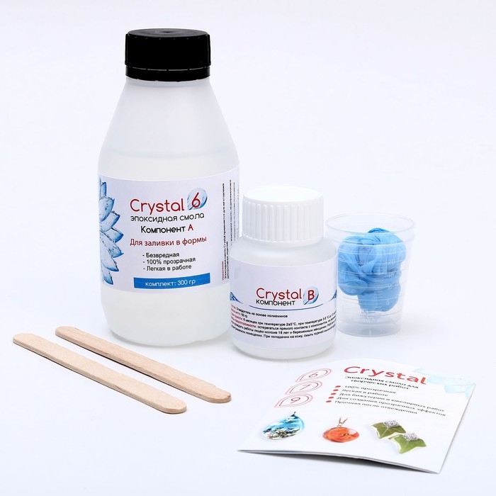 Эпоксидная смола Crystal 6, 300 г Эпоксидная смола Crystal 6, 300 г