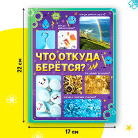 Энциклопедия в твёрдом переплёте «Что откуда берётся?», 64 стр.