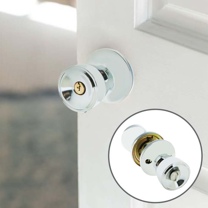 Защелка 1203, с ключом, цвет хром Защелка 1203, с ключом, цвет хром