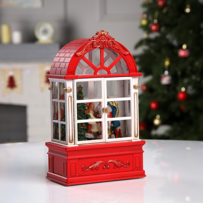 Светодиодная фигура «Дед Мороз в арке» 13.5 × 22 × 7.8 см, пластик, батарейки ААх3 (не в комплекте), USB, свечение тёплое белое Светодиодная фигура «Дед Мороз в арке» 13.5 × 22 × 7.8 см, пластик, батарейки ААх3 (не в комплекте), USB, свечение тёплое белое