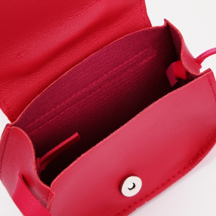 Сумка детская для девочки на магните, цвет малиновый Сумка детская для девочки на магните, цвет малиновый