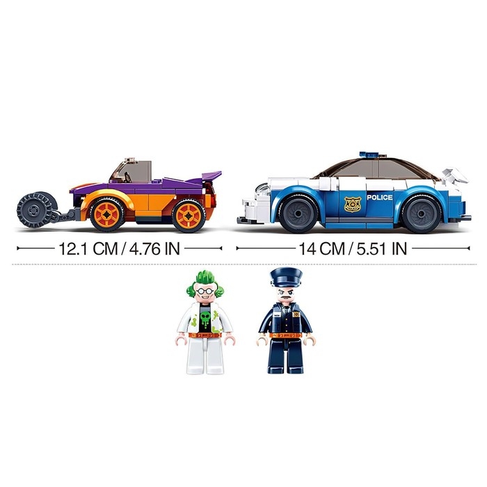 Конструктор Полиция «Погоня», 264 детали, в пакете Конструктор Полиция «Погоня», 264 детали, в пакете