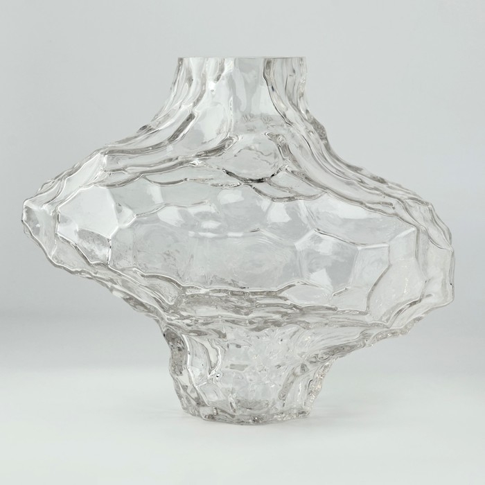 Ваза для цветов «Диаманд» из прозрачного стекла 23×26×26 см Ваза для цветов «Диаманд» из прозрачного стекла 23×26×26 см