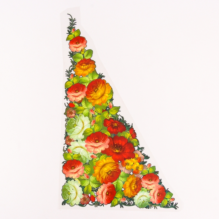 Термотрансфер «Жостово», уголок левый, набор 10 шт. Термотрансфер «Жостово», уголок левый, набор 10 шт.